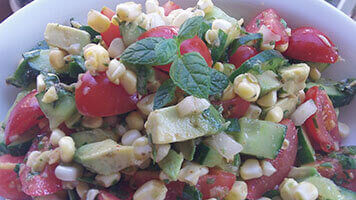 Salade de maïs mexicaine