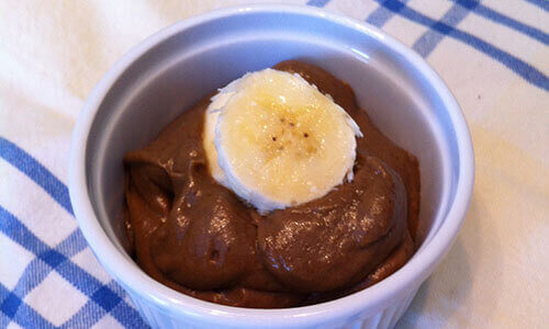 Trempette au chocolat et avocat