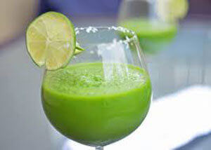 Smoothie vert lime
